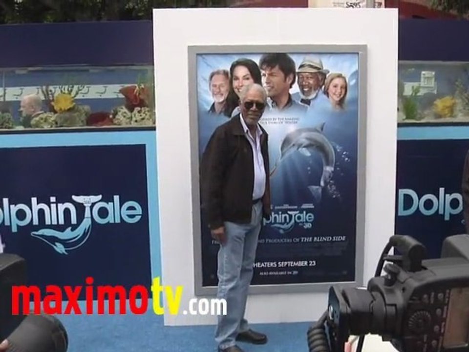Morgan Freeman at DOLPHIN TALE 3D World Premiere Arrivals