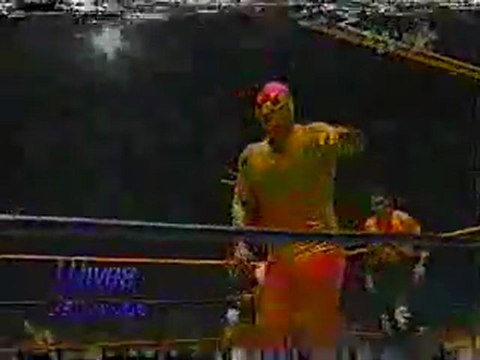 Mil Mascaras, Perro Aguayo Jr & Vampiro vs Canek, Cien Cara & Angel Blanco Jr.