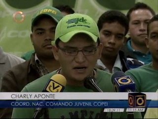 Juventud de Copei está dispuesta a luchar por restablecer la democracia en Venezuela