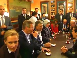 Cumhurbaşkanı Gül, Almanya'da Türk Vatandaşlarıyla Sohbet