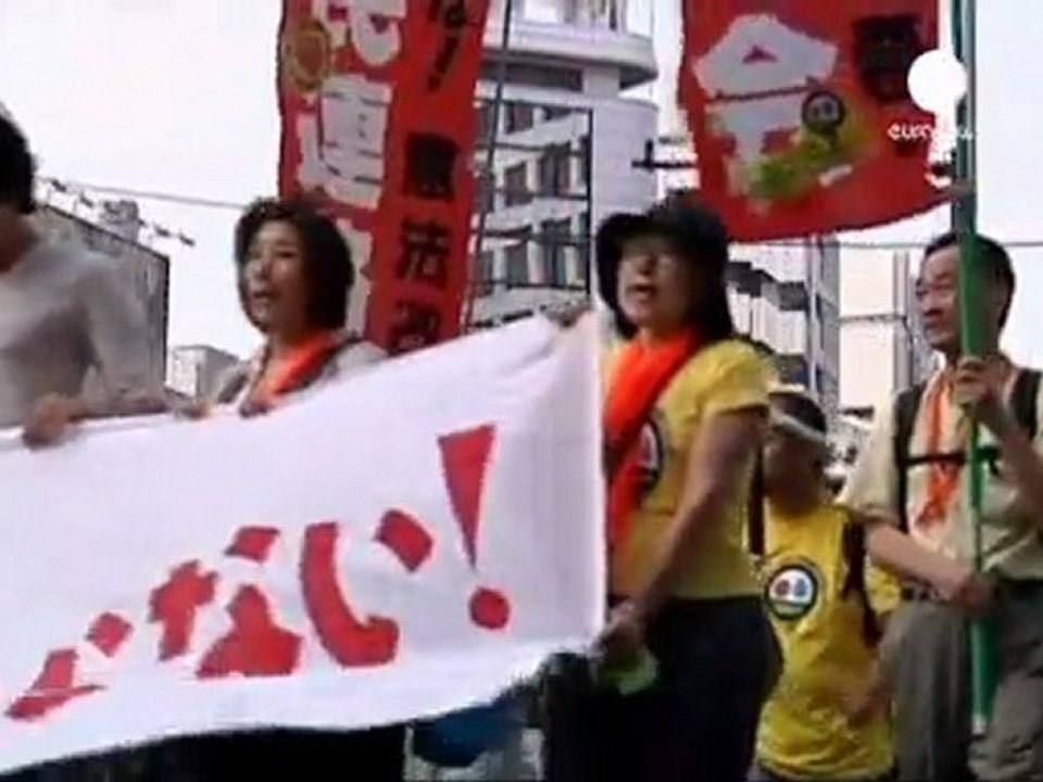 Thousands protest in Japan against nuclear power