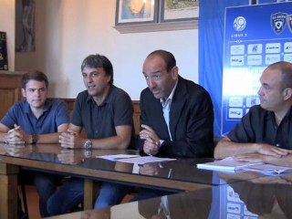 Football (Ligue 2) - La conférence de presse des dirigeants du SC Bastia