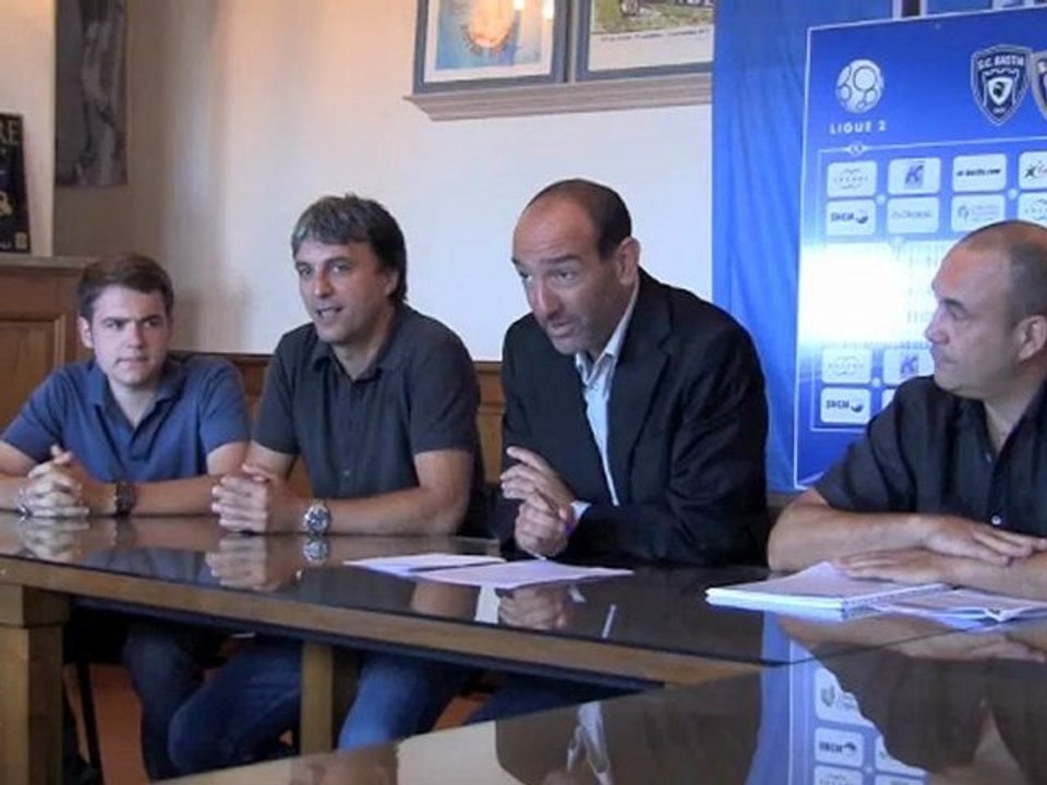 SC Bastia - Conférence de presse du 19/09/2011