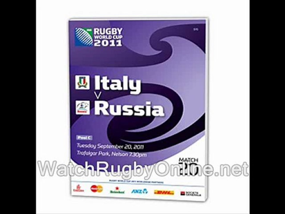 watch Rugby World Cup Italy vs Russia telecast online