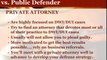 Honolulu DUI Attorney Reviews the Differences Between a Private Attorney and a Public Defender