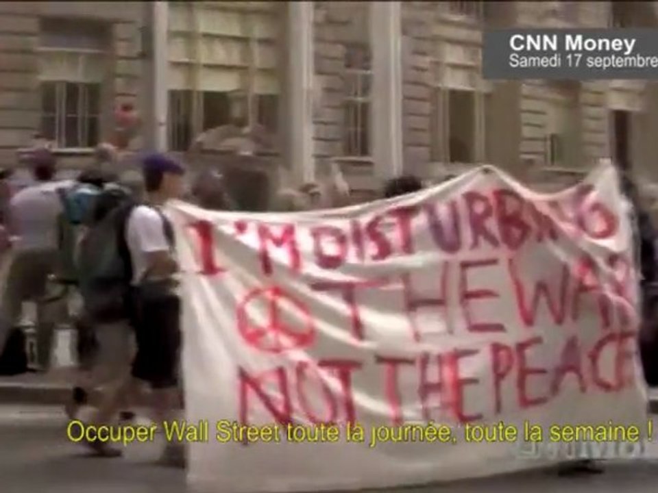 Wall Street occupé par des centaines de manifestants
