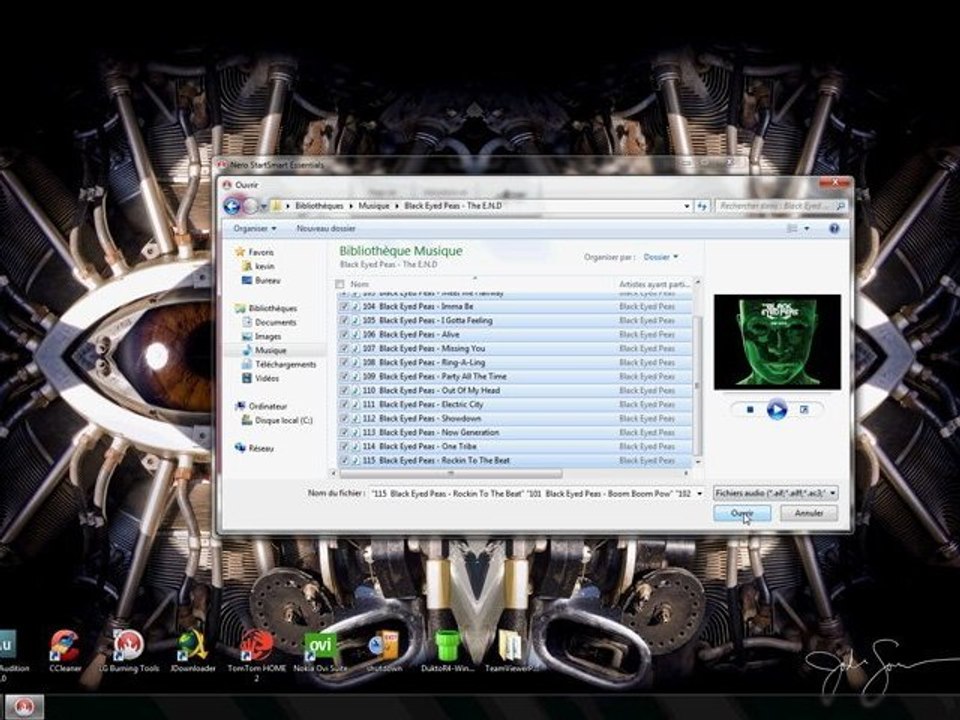 Gravure CD audio Nero