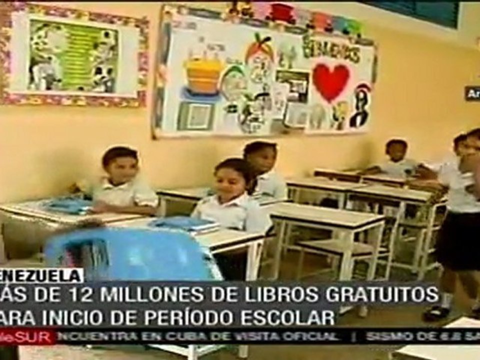 Inicia ciclo escolar en Venezuela