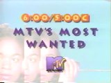 1991 MTV's Most Wanted Promo