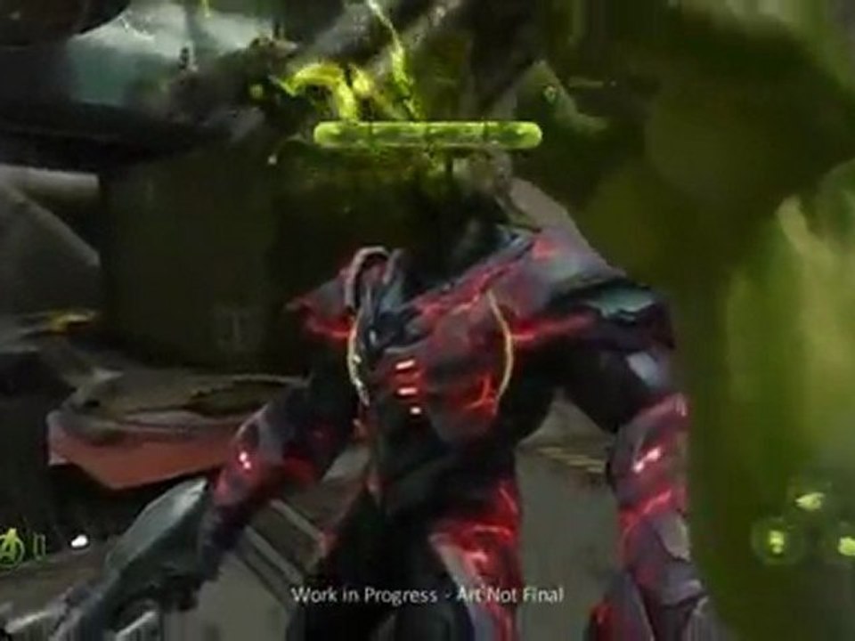 Avengers Pre-Alpha footage (canned THQ Game)