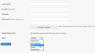 User Registration in Wordpress