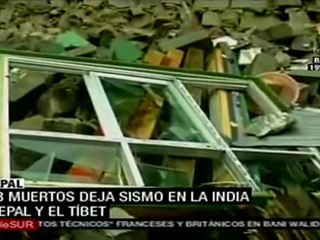 Sismo deja al menos 63 muertos en India, Nepal y el Tíbet