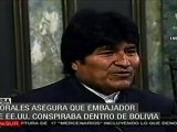 Evo Morales aseguró que EE.UU. conspiraba dentro de Bolivia