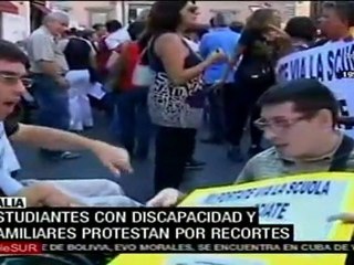 Recortes sociales ponen en riesgo a discapacitados en Italia