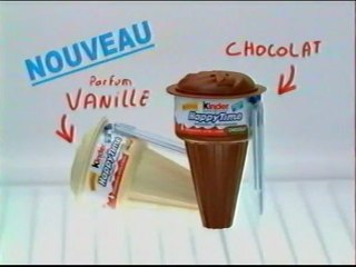Publicité Happy Time Kinder 2004