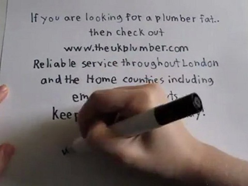 Finding a Plumber in London