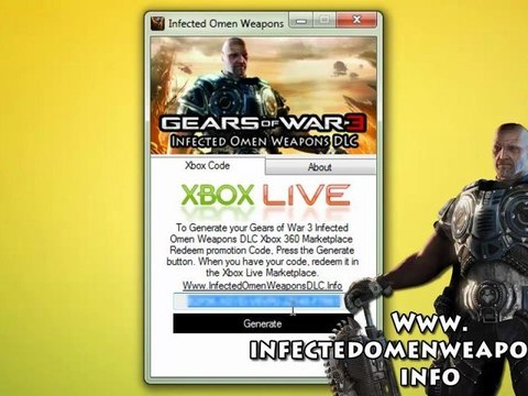 Gears of War 3 Infected Omen Weapons DLC Free
