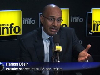 "DSK n'est plus un acteur de la vie politique française" explique Harlem Désir