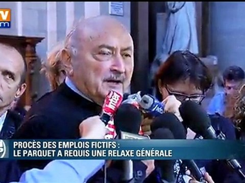 Procès Chirac : relaxe générale requise