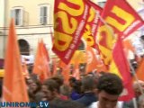 Sit-in a Montecitorio contro il DDL Gelmini