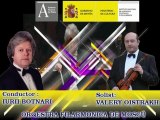 Conductor Yuri Botnari, Moscow Philharmonic Orchestra, soloist Valery Oistrakh,