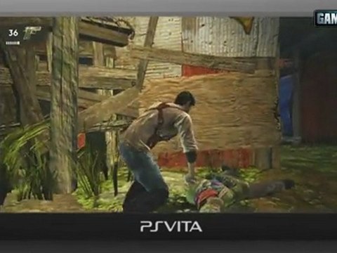 Uncharted Golden Abyss : PS Vita Gameplay Trailer