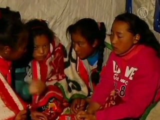 Tibetans Take Shelter after Sunday Earthquake