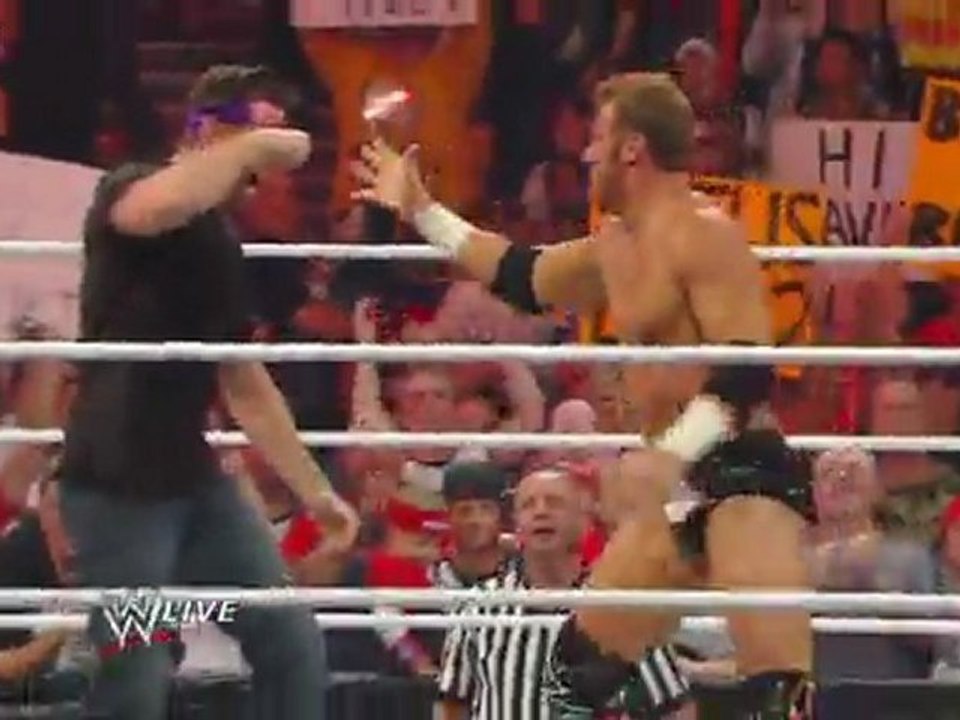 Hugh Jackman in WWE for Real Steel