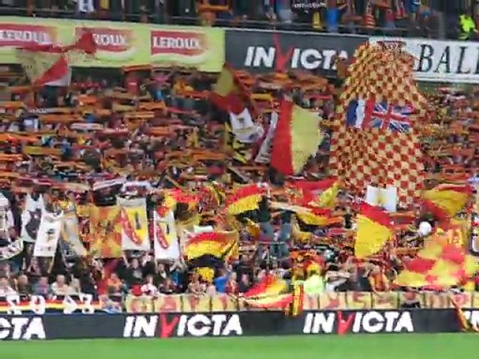 Lens - Angers 20/09/2011 ambiance 2 le retour