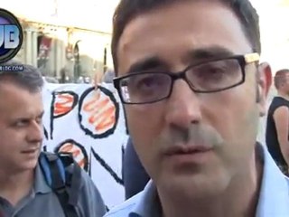 Gennaro Esposito consigliere comunale  - presidio raccolta differenziata