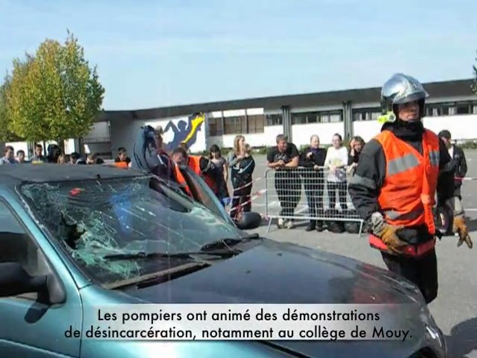 Mouy : Voiture tonneau et désincarcéréation aux Journées de la prévention routière