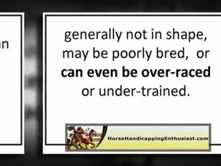 How to Distinguish Between a Good Betting Race and a Bad Betting Race