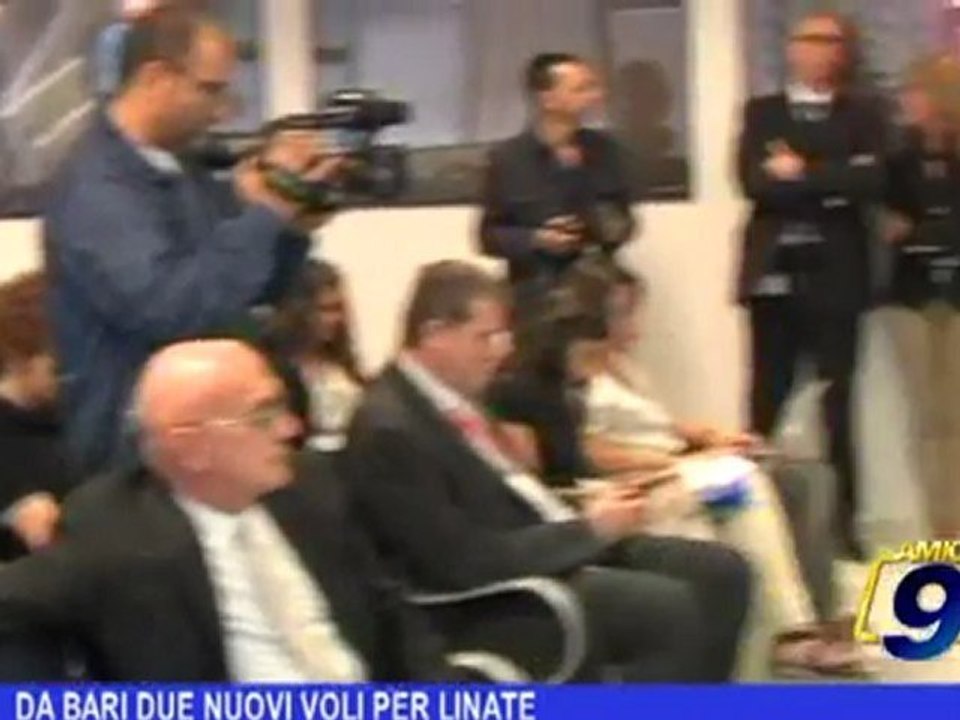 Da Bari due nuovi voli per Linate