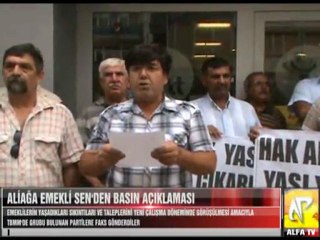 Aliağa Emekli Sen'den Basın Açıklaması