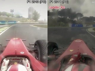 Download Video: F1 2010 vs F1 2011 - Interlagos (Wet)