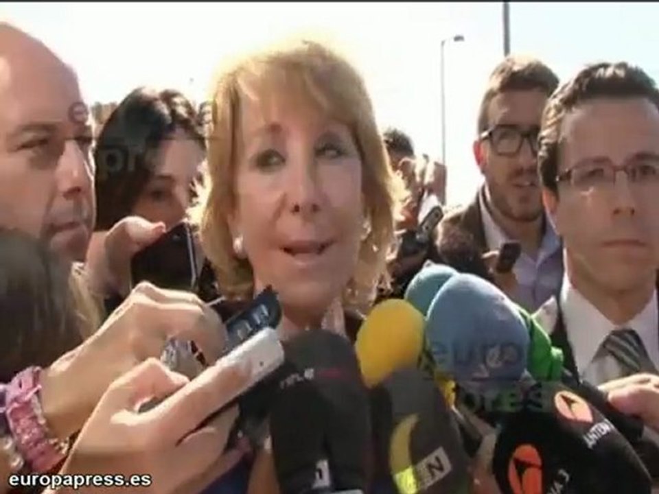 Aguirre dice que "no ha habido recortes"