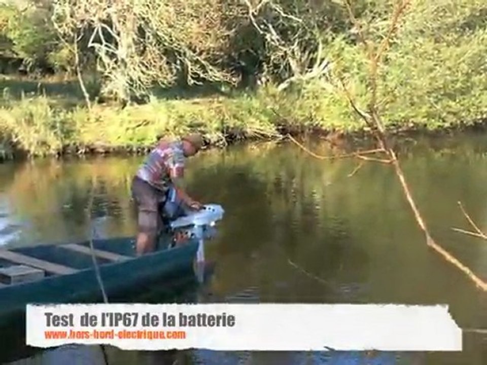 Essai Torqeedo Travel 1003 sur un Chaland de 12 personnes