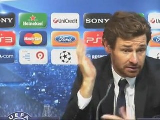 Villas Boas : "nous avons eu nos chances"