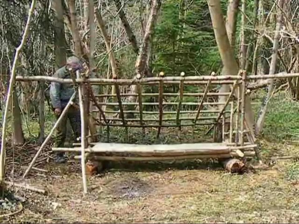 build a wilderness shelter, survival skills 4 of 7