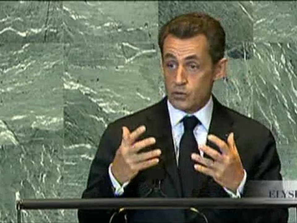 Intervention de N. Sarkozy : 66e assemblée générale des Nations Unies