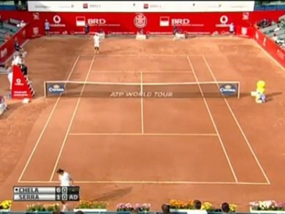 Chela affonda Serra - Bucarest, secondo turno