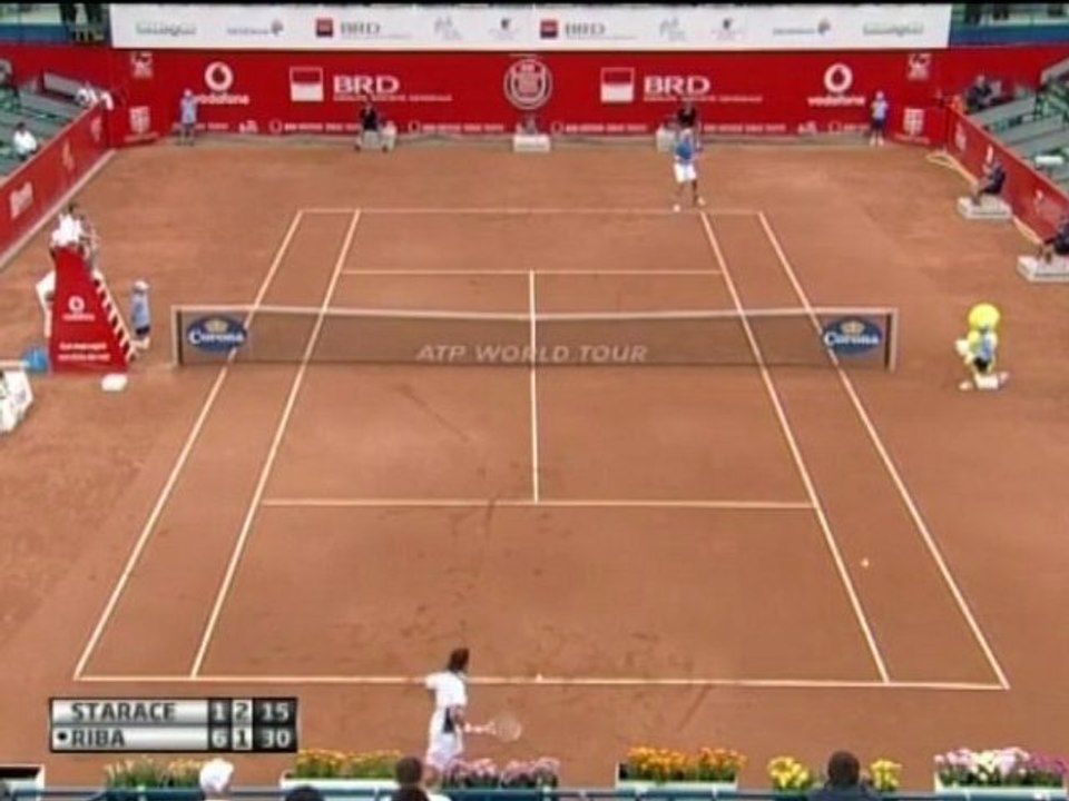 Bukarest - Starace muss aufgeben