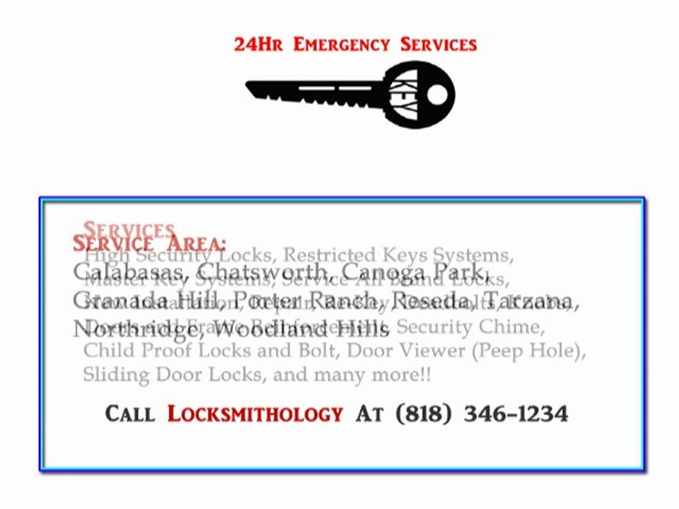 Residential Locksmith Granada Hills (818) 346-1234