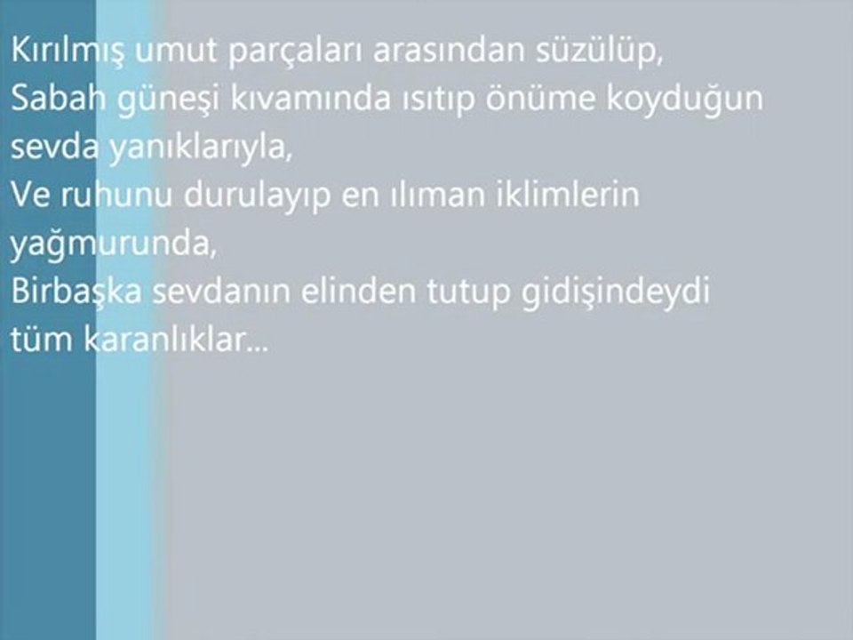şiir tek