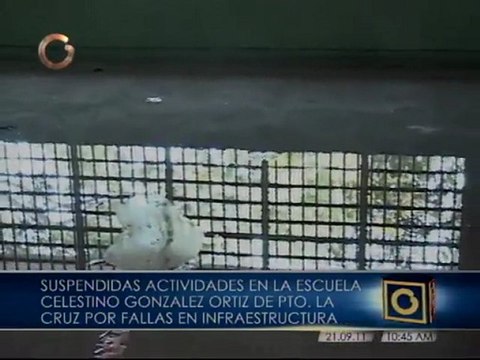 Suspenden clases en plantel de Anzoátegui