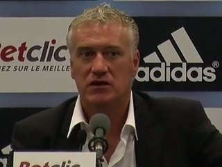 Deschamps : "Je veux remercier le public"