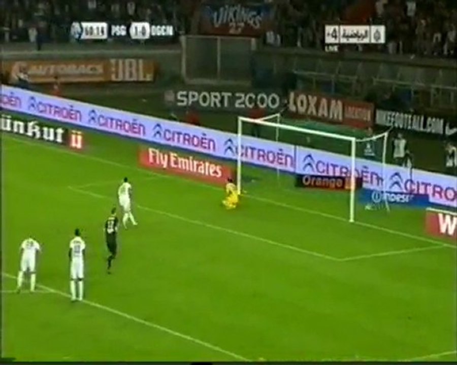 هدف باريس سان جيرمان الثاني على نيس