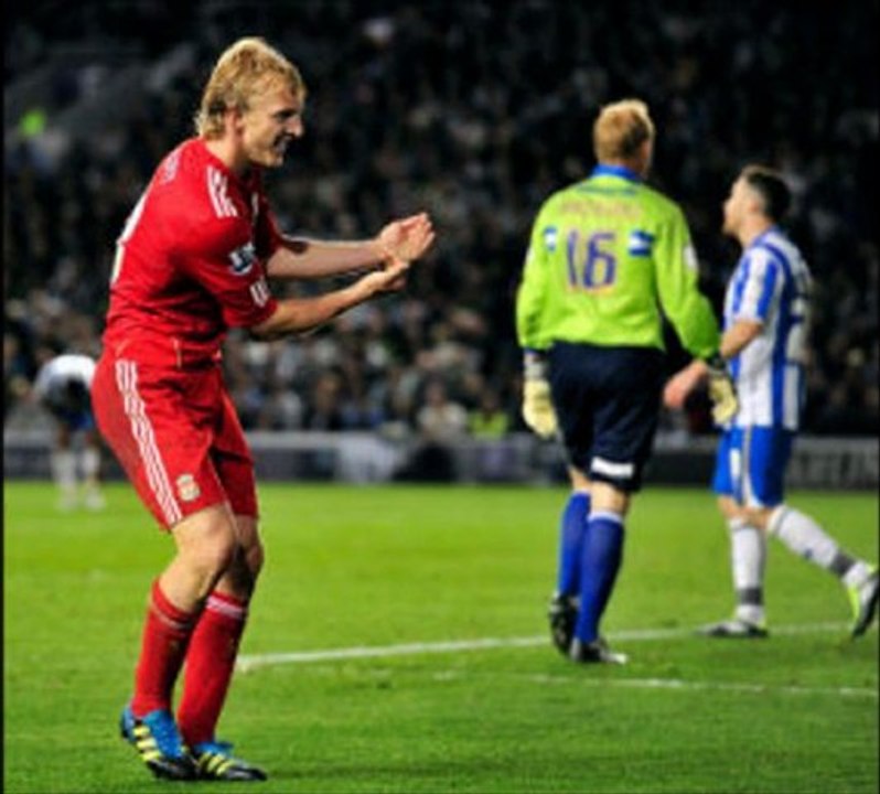 Brighton 1-2 Liverpool Bellamy, Kuyt great-finish