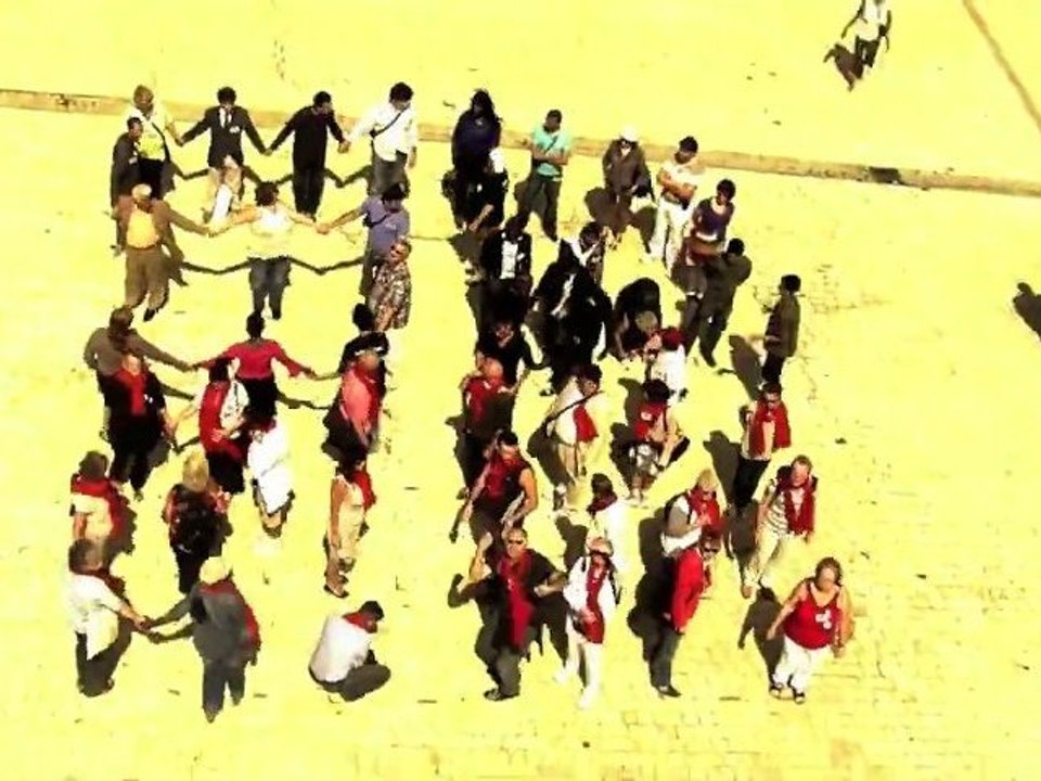 Lancement de la campagne Jeune J-3, Flashmob