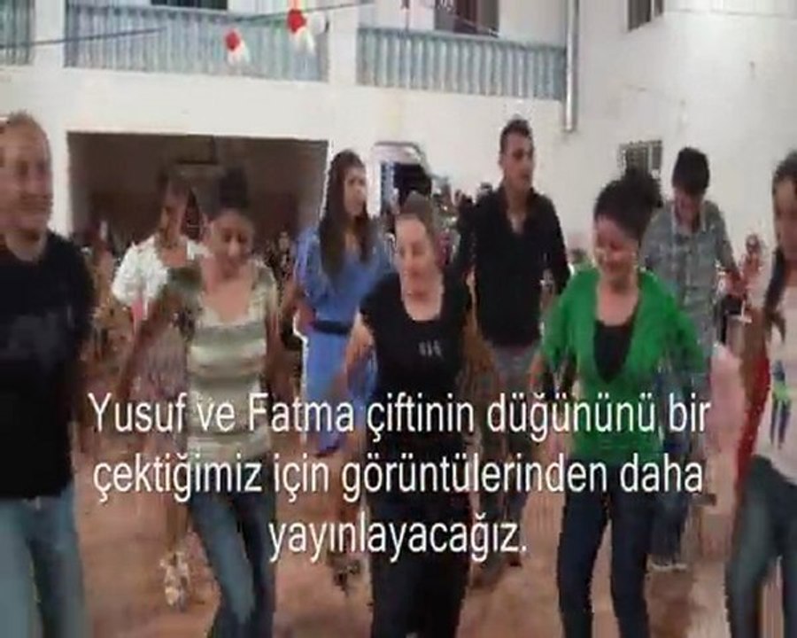 Gedikli Köyünde Halay. Yusuf ve Fatma Özer Düğün.